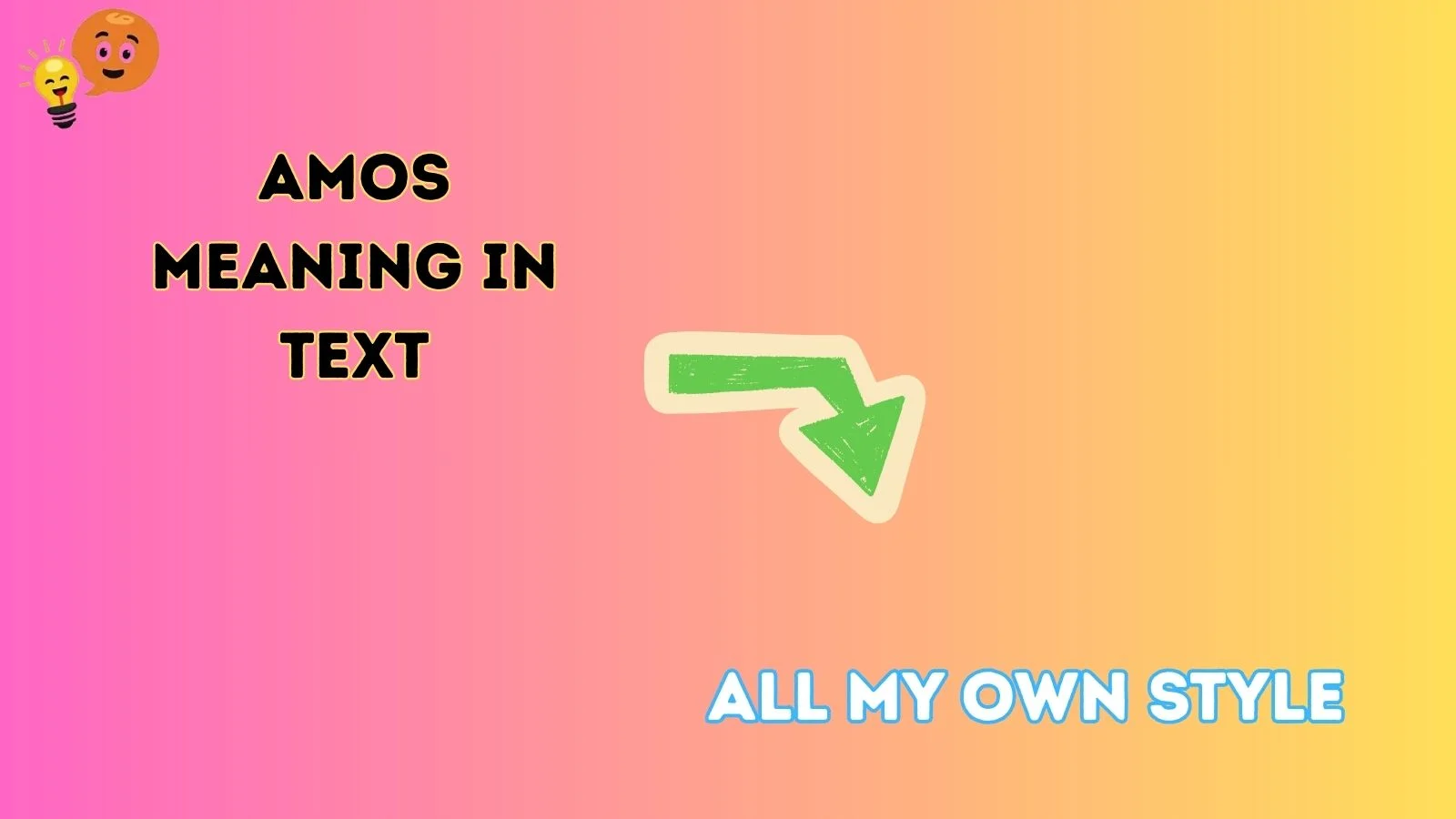 Amos Meaning in Text