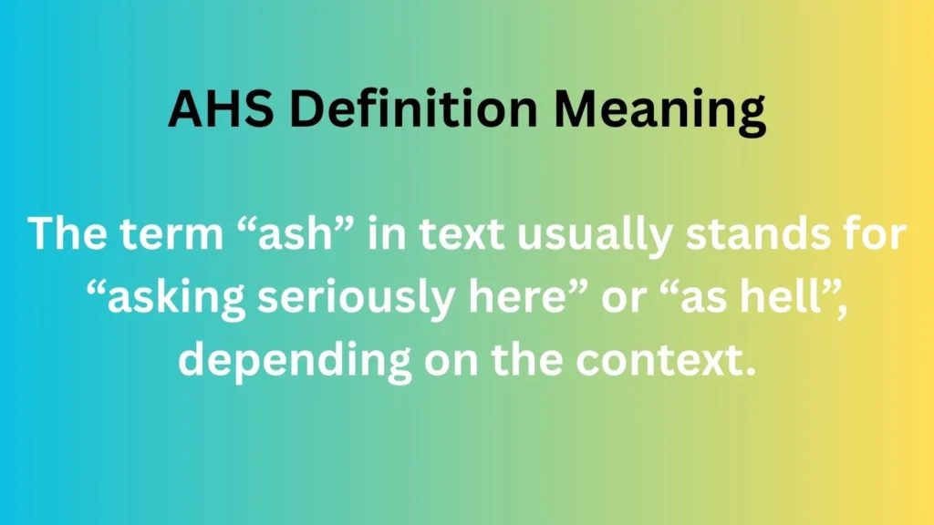 ash definition meaning