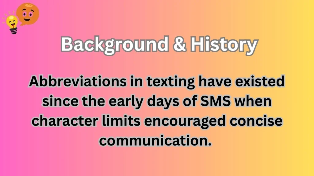 Background & History