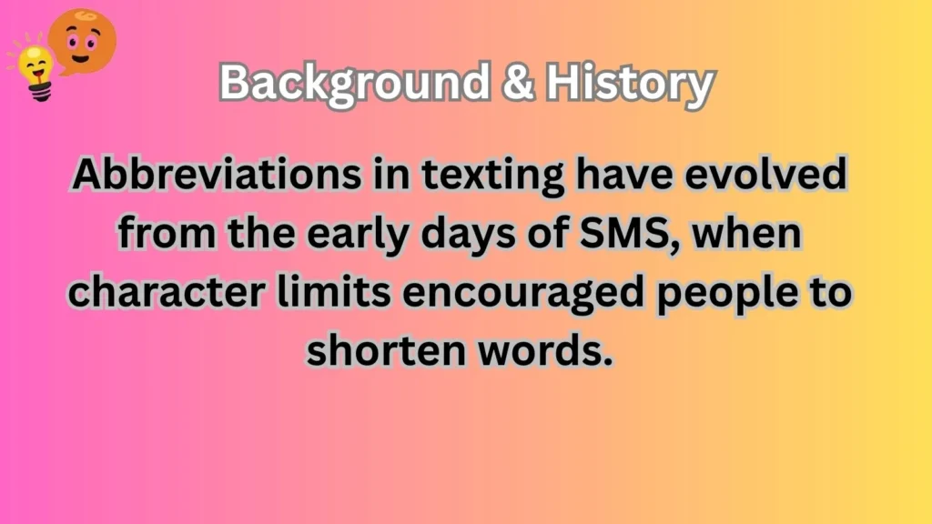 Background & History