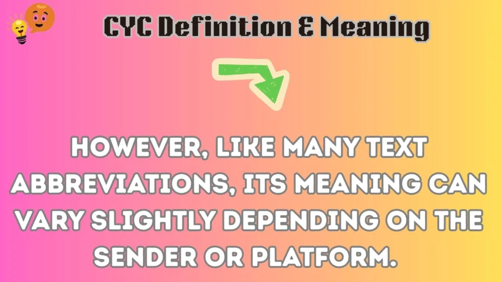 cyc Definition & Meaning