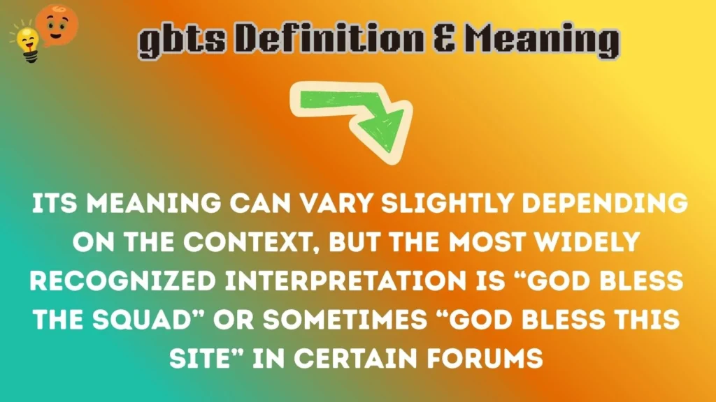 gbts Definition & Meaning