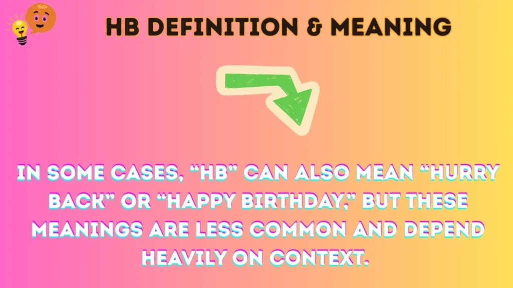 hb Definition & Meaning