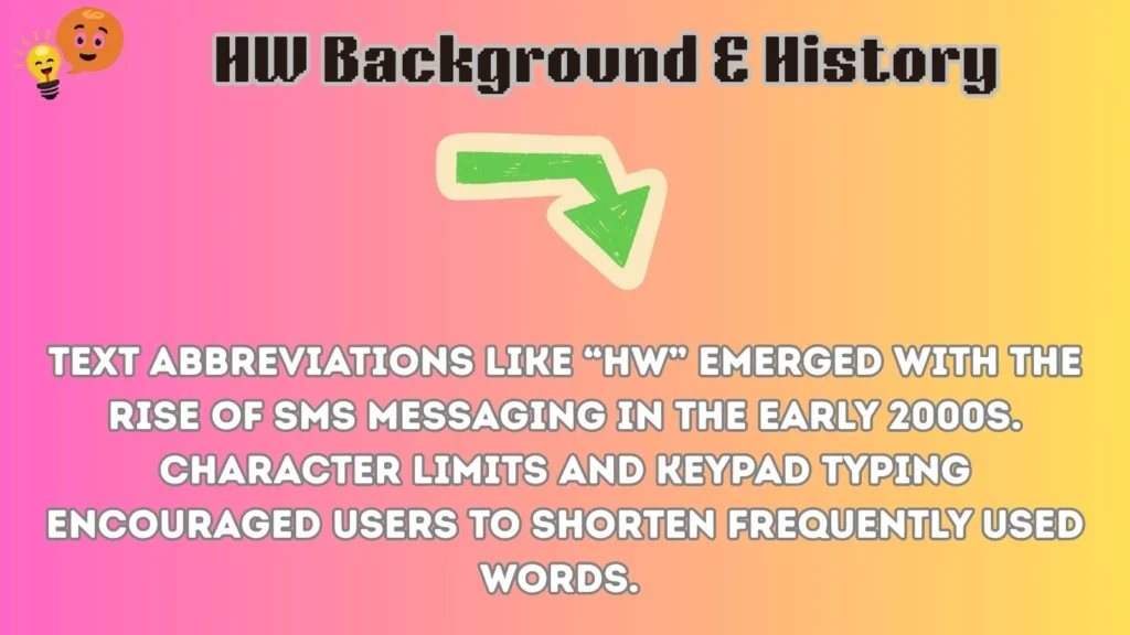 hw Background & History