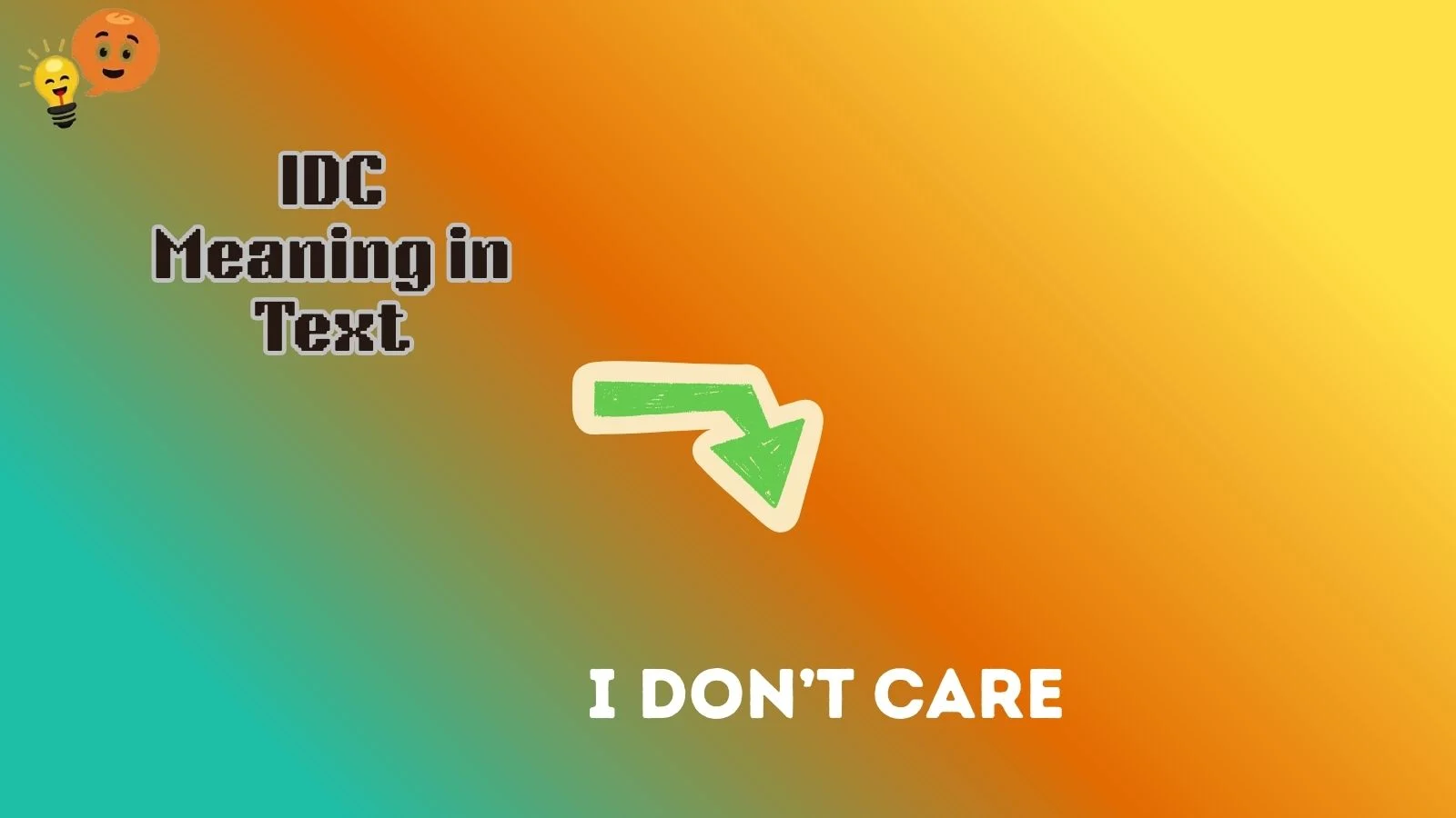 IDC Meaning in Text