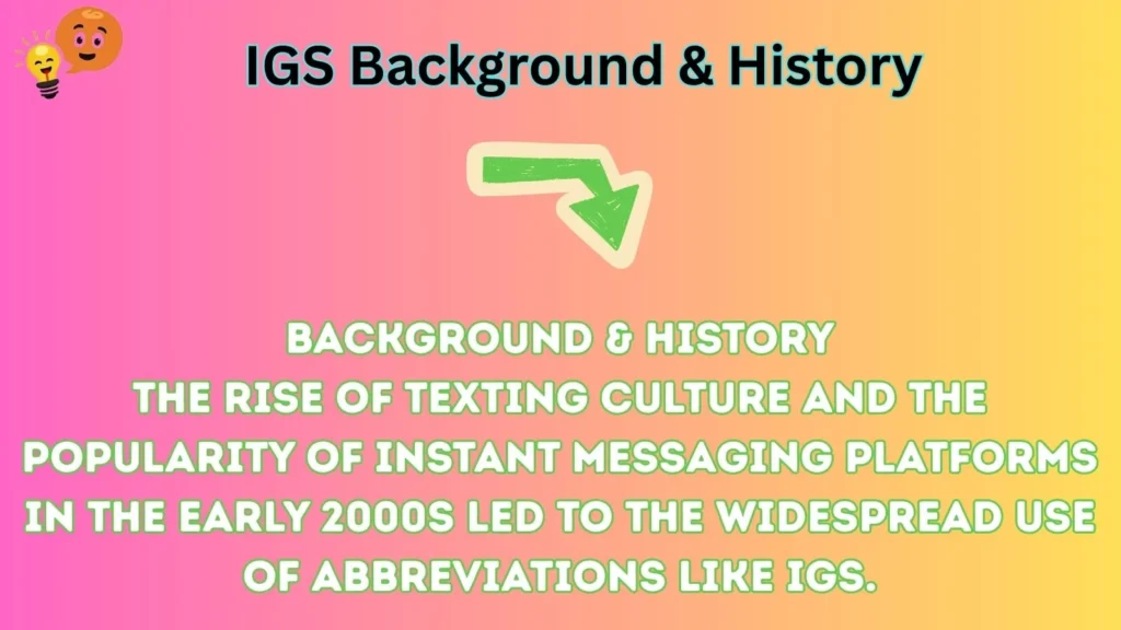 igs Background & History