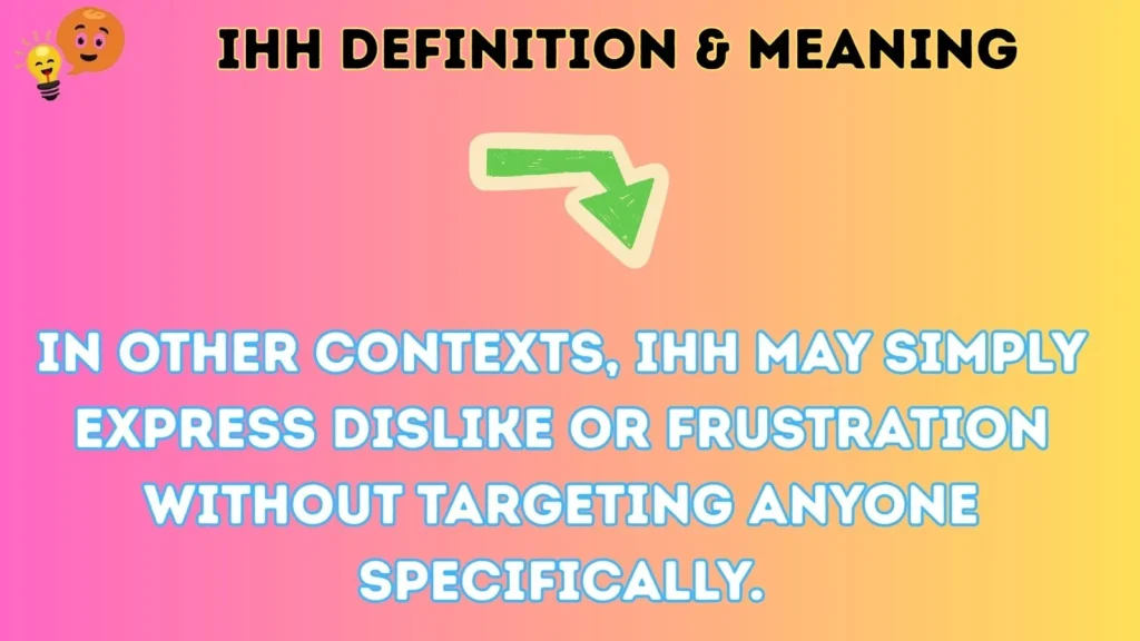 ihh Definition & Meaning