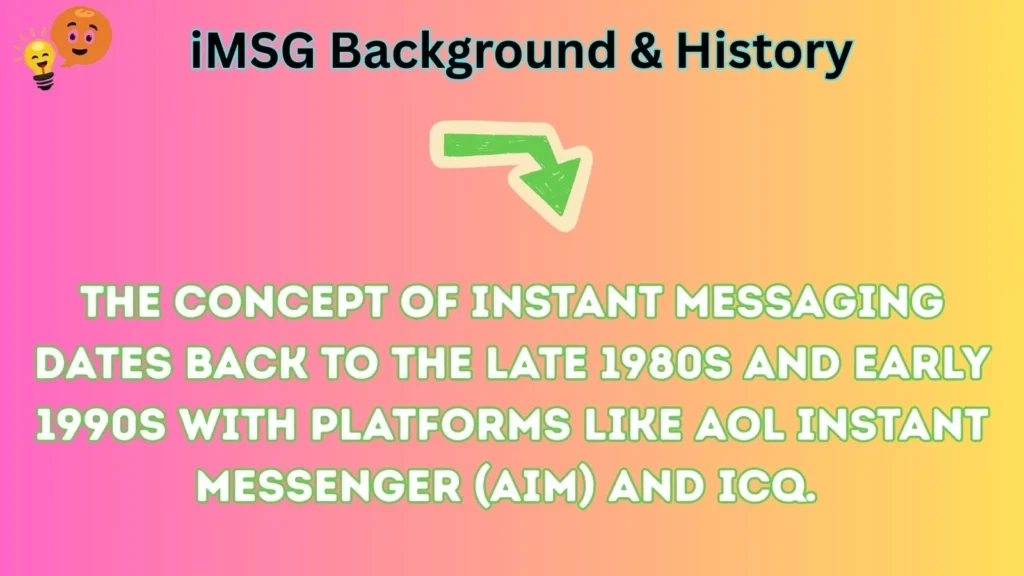 imsg Background & History