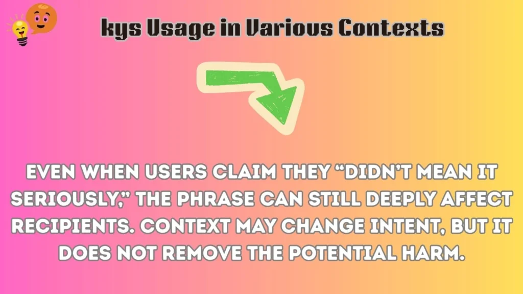 kys Usage in Various Contexts