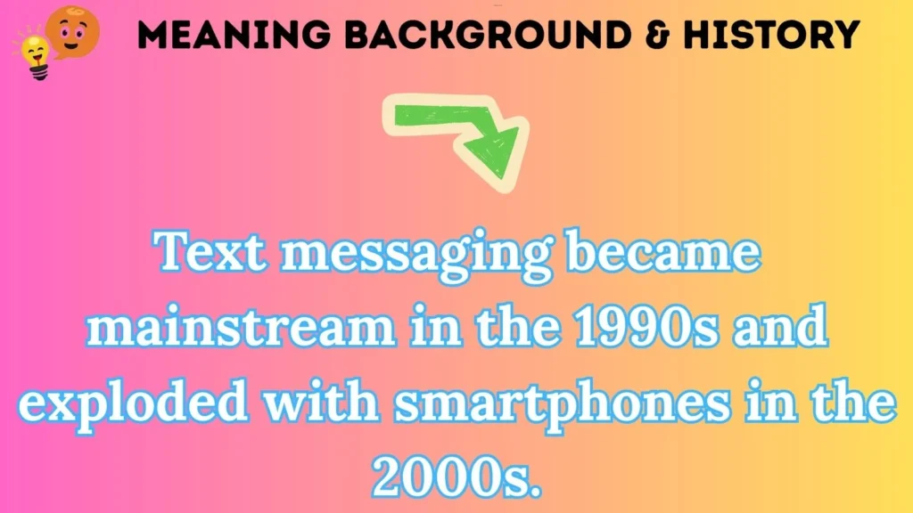 meaning Background & History