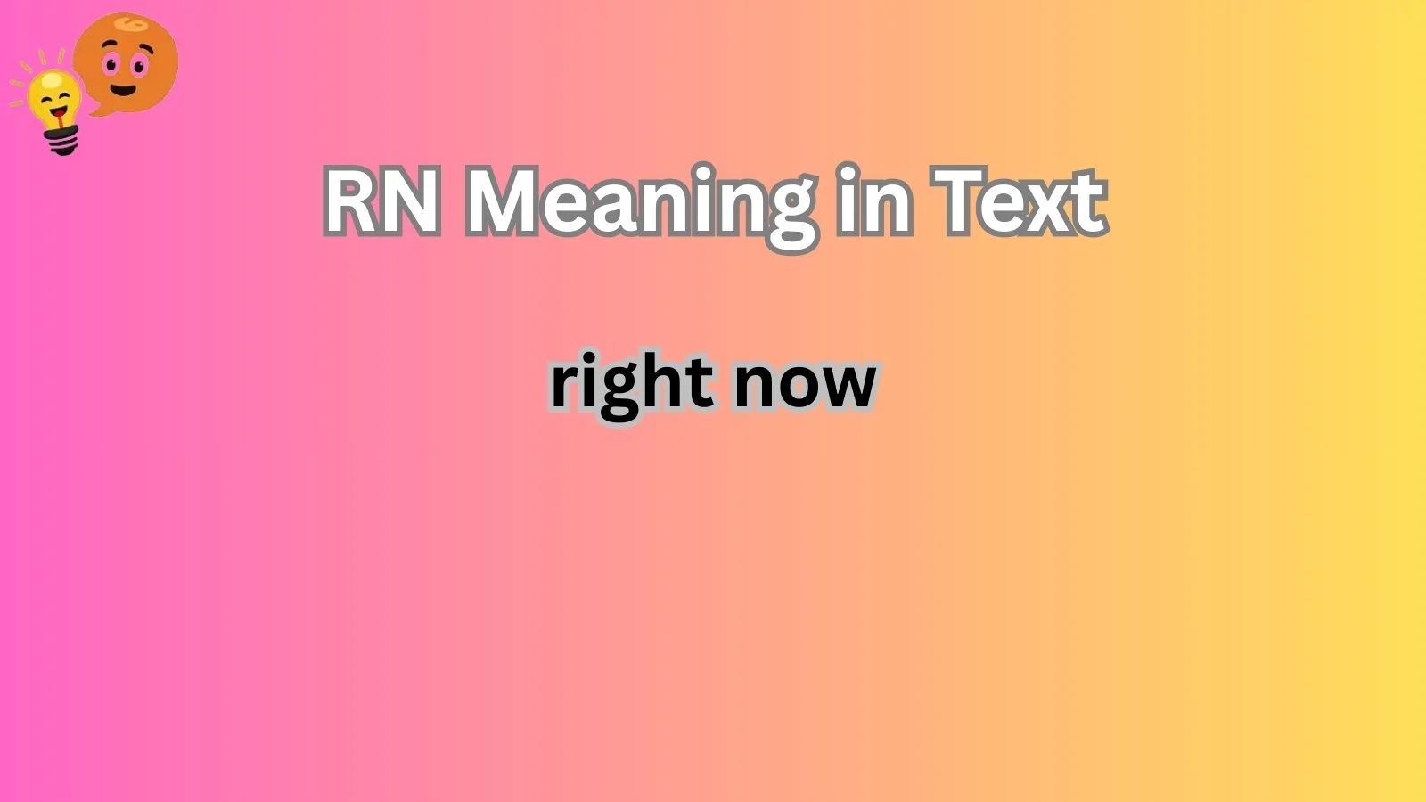 RN Meaning in Text