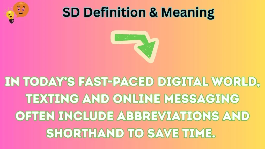 sd Definition & Meaning