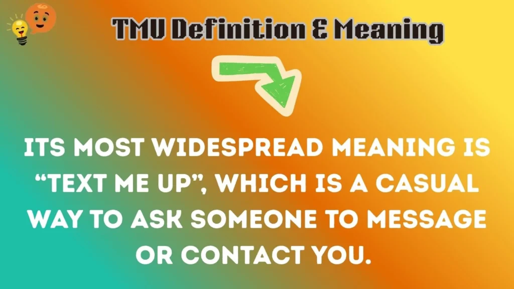 tmu Definition & Meaning