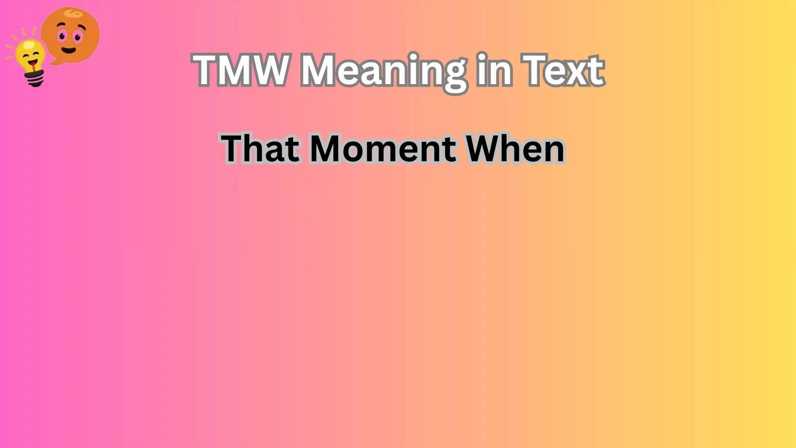 TMW Meaning in Text