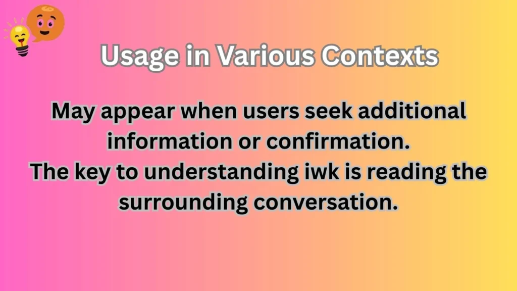 Usage in Various Contexts