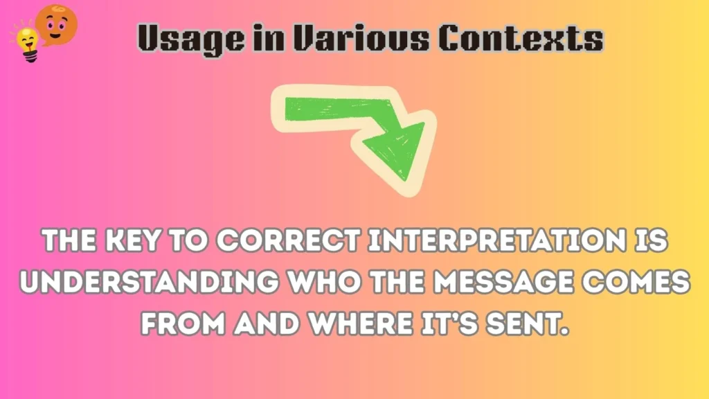 Usage in Various Contexts