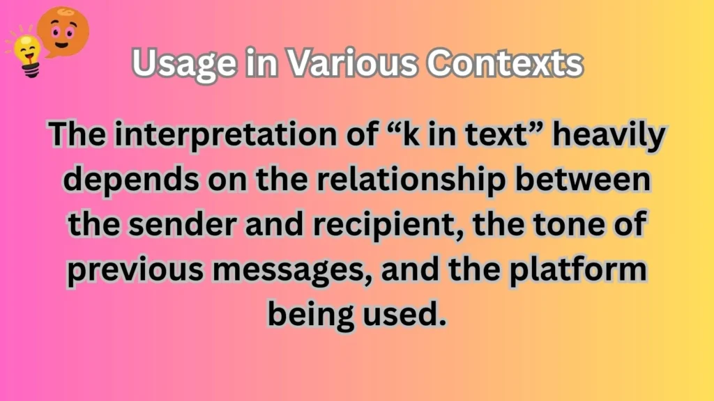 Usage in Various Contexts