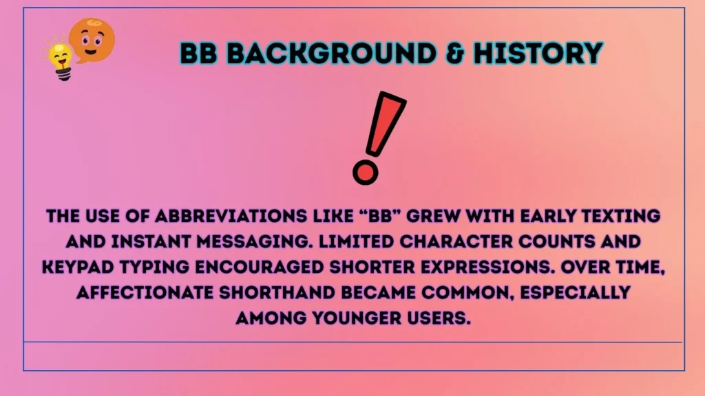 bb Background & History