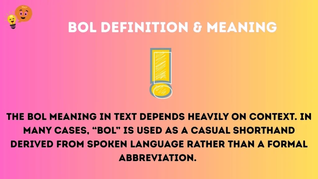 bol Definition & Meaning