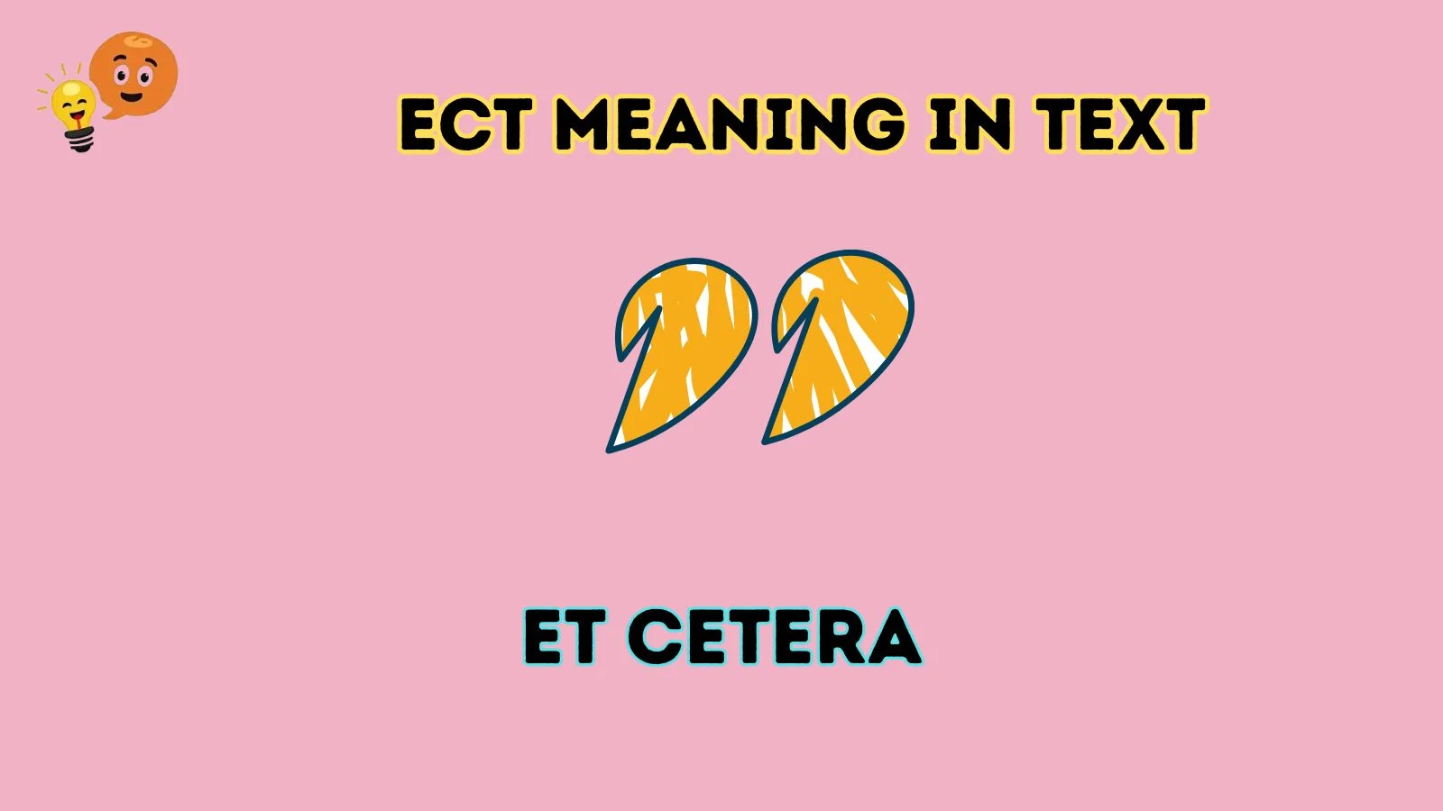 ect meaning in text
