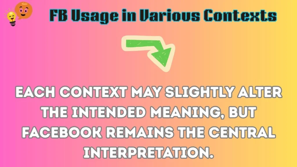 fb Usage in Various Contexts