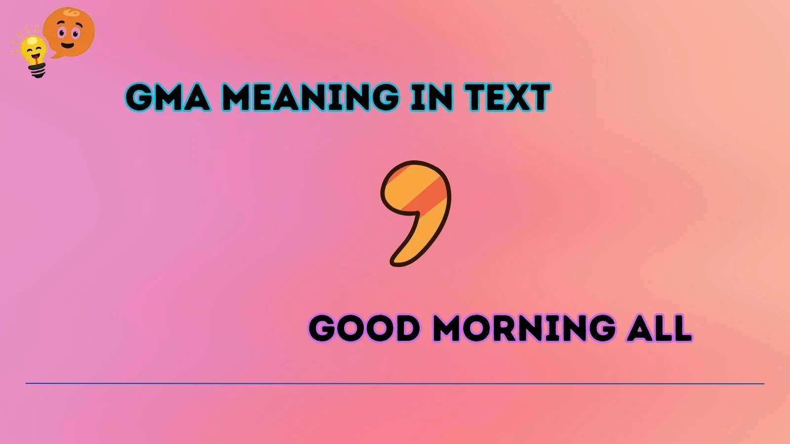 GMA meaning in text