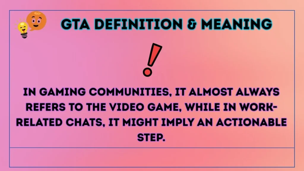 gta Definition & Meaning