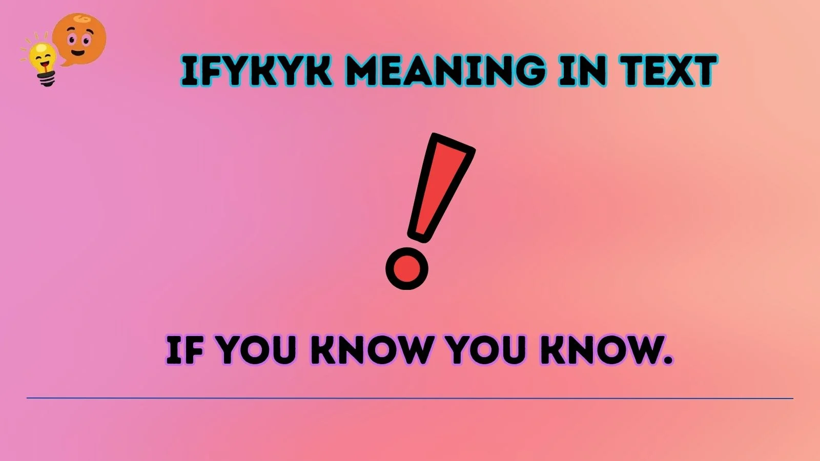 ifykyk meaning in text