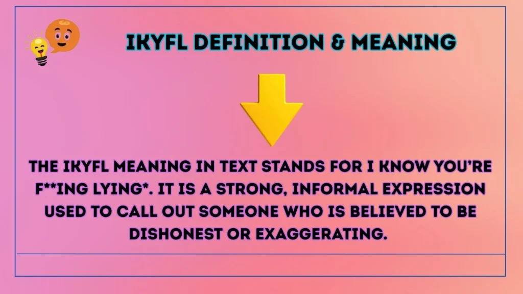 ikyfl Definition & Meaning