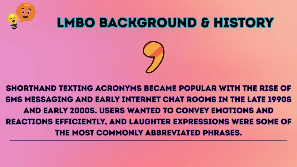 lmbo Background & History