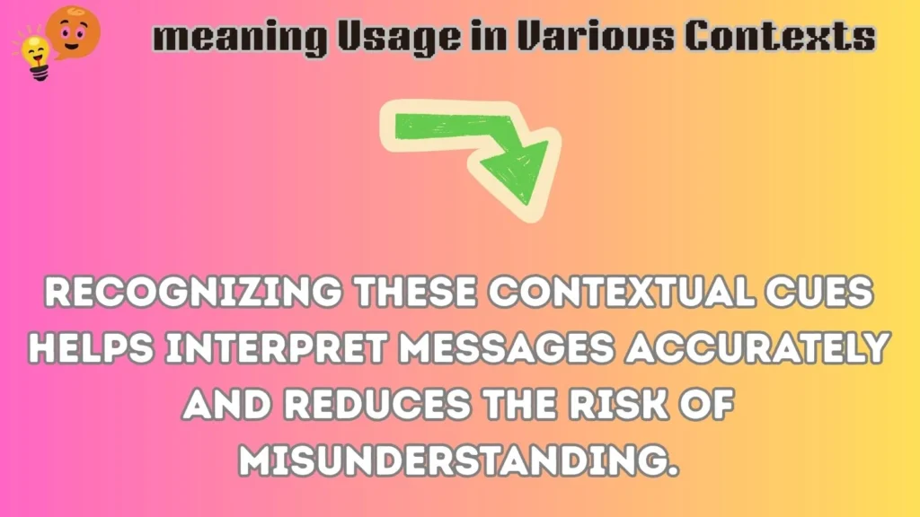 meaning Usage in Various Contexts