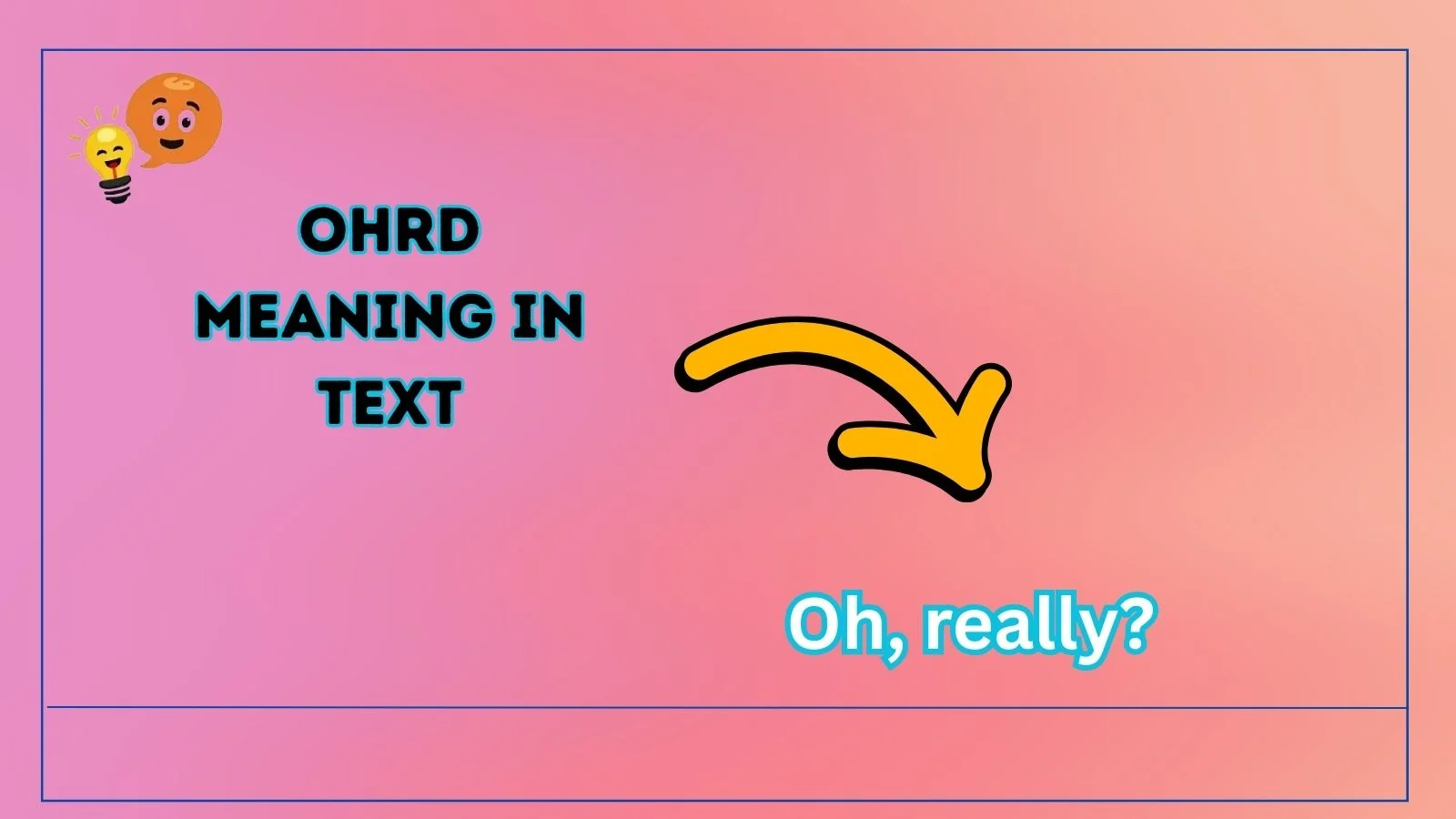 ohrd meaning in text