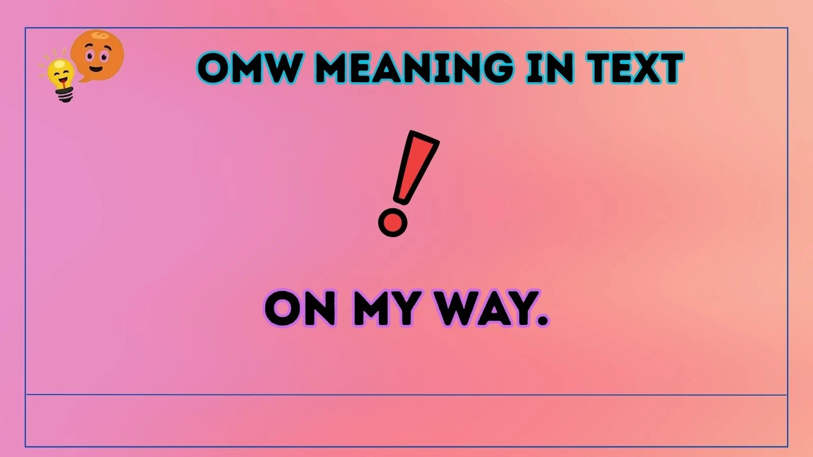 omw meaning in text