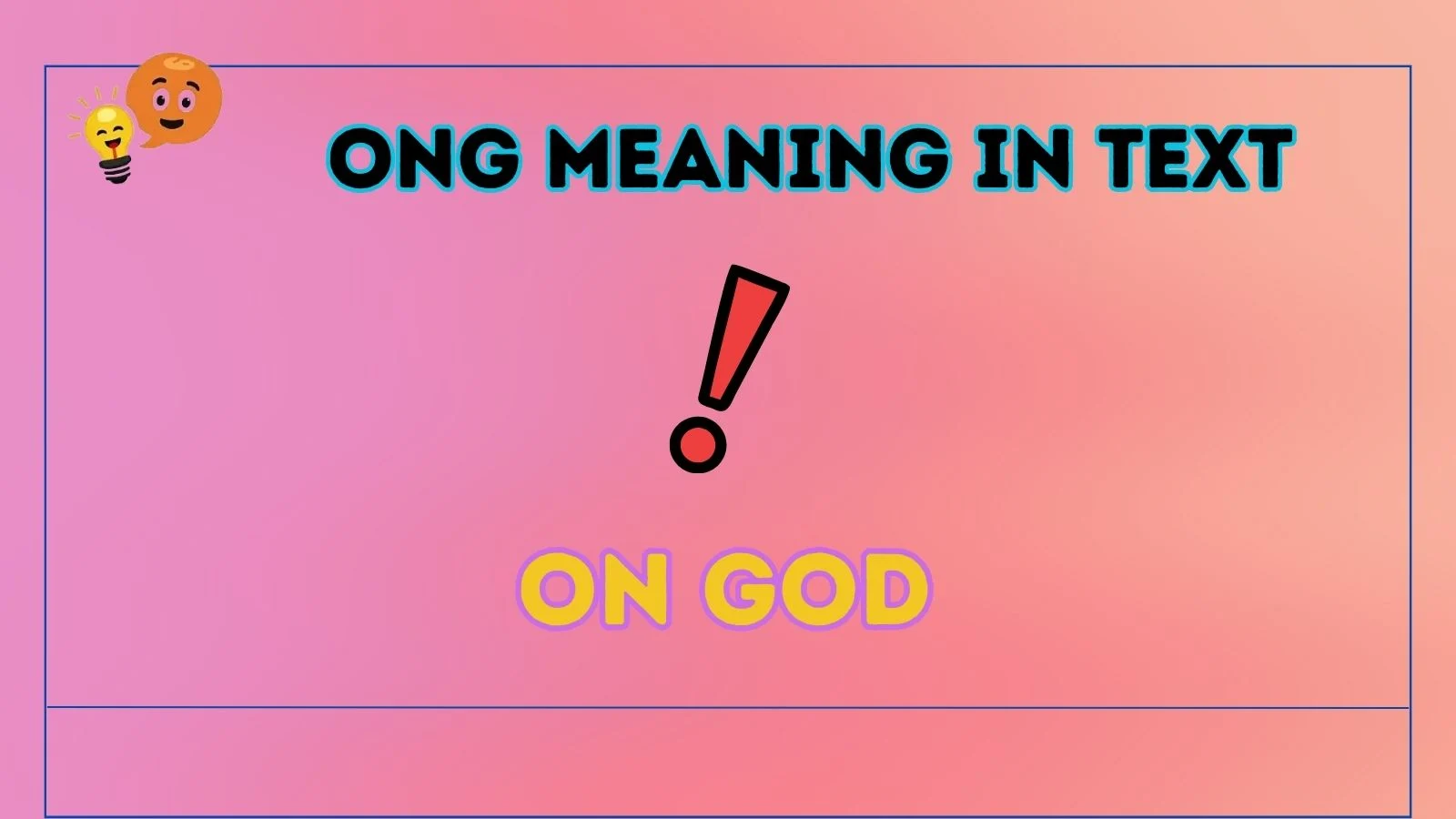 ONG Meaning in Text