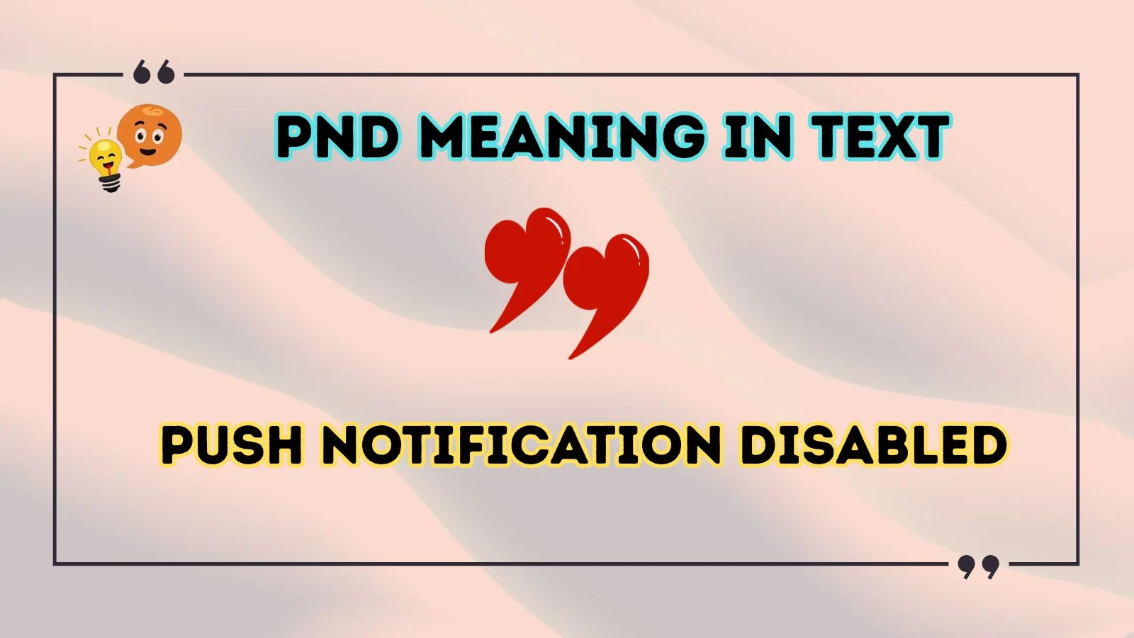 PND meaning in text