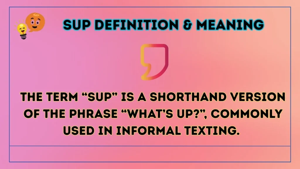 sup Definition & Meaning
