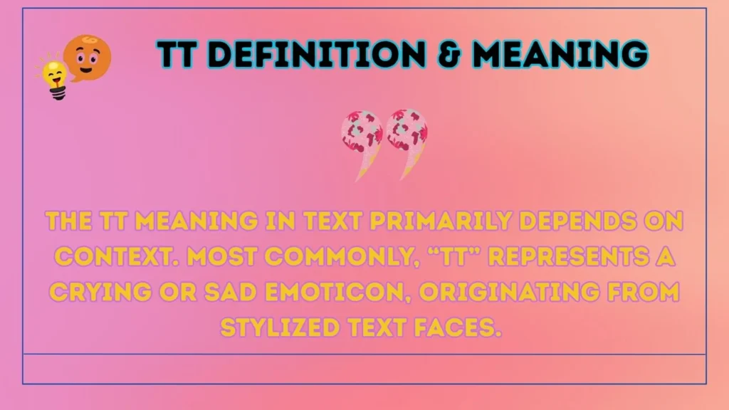 tt Definition & Meaning
