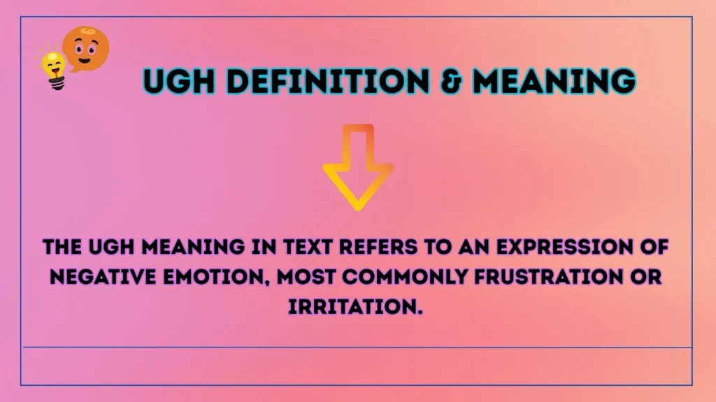 ugh Definition & Meaning