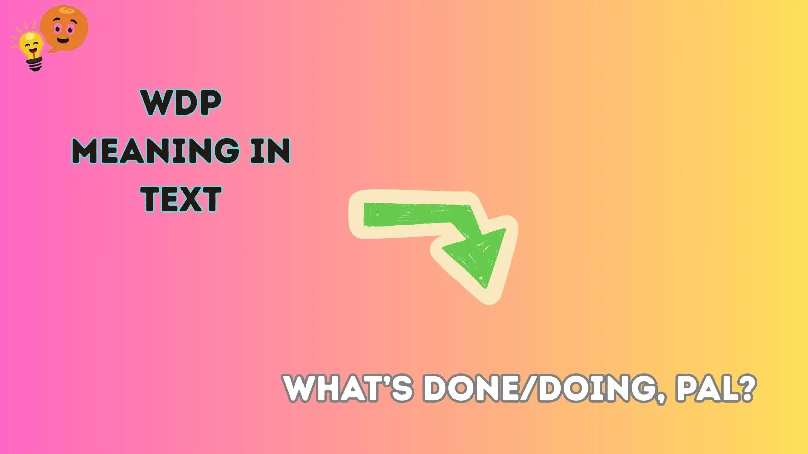WDP Meaning in Text