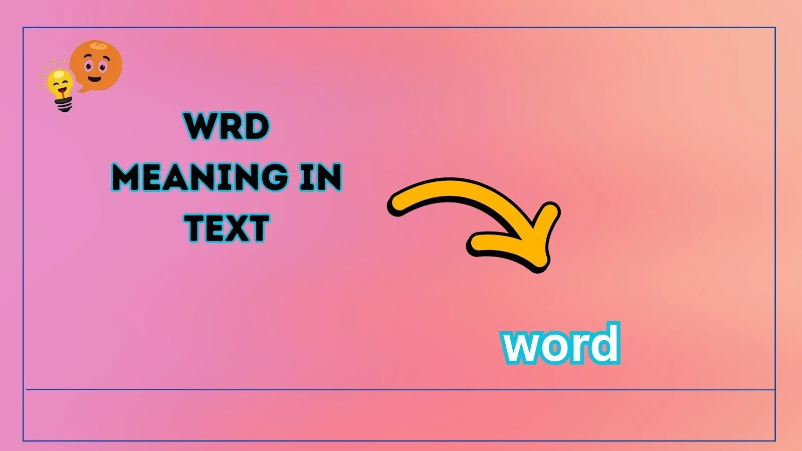 wrd meaning in text