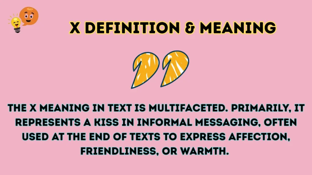 X Definition & Meaning