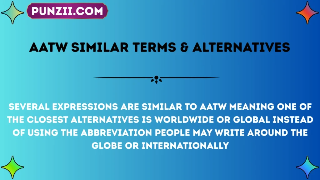 aatw Similar Terms & Alternatives