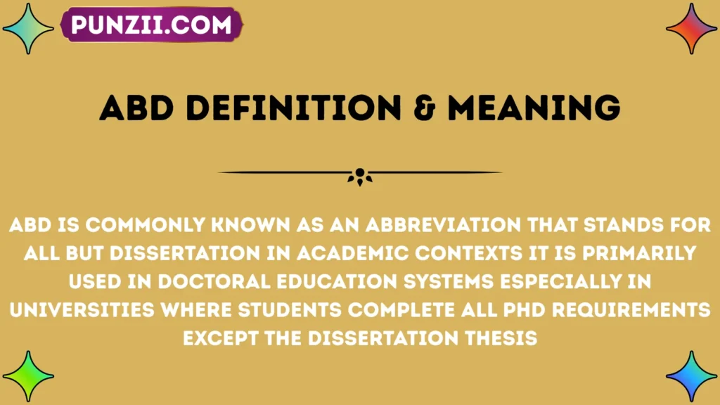 abd Definition & Meaning