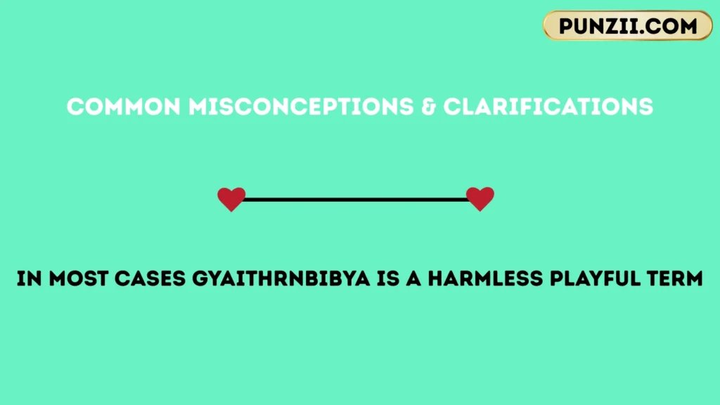 Common Misconceptions & Clarifications