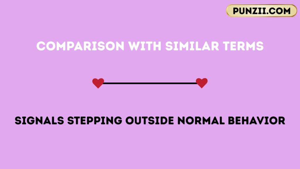 Comparison with Similar Terms