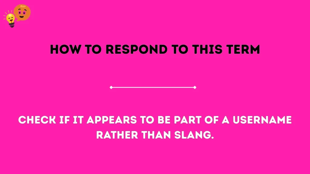 How to Respond to This Term