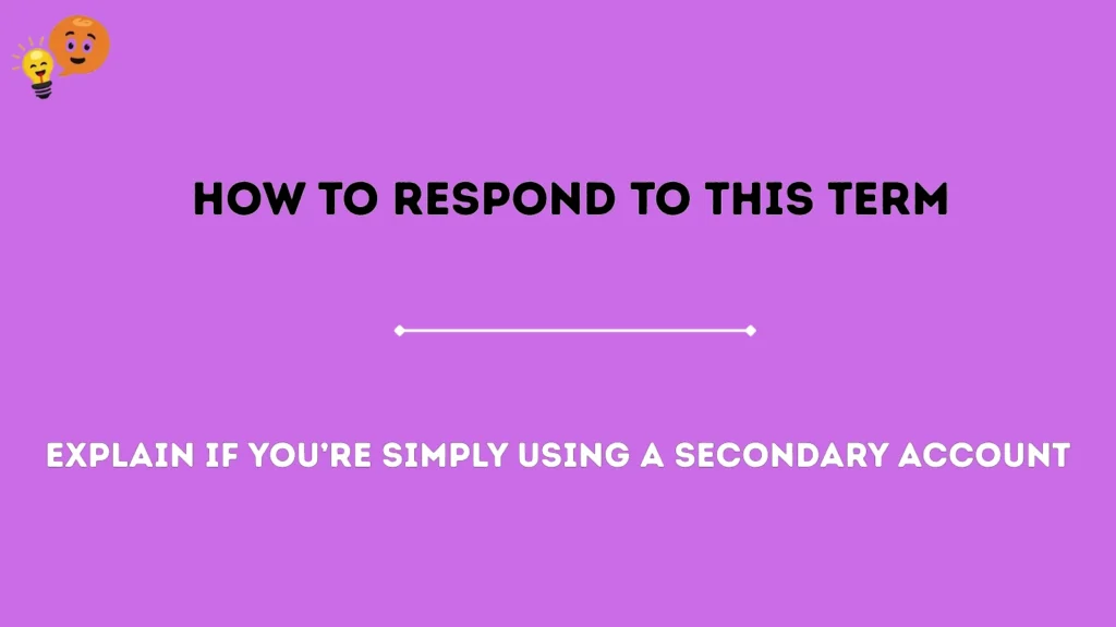 How to Respond to This Term