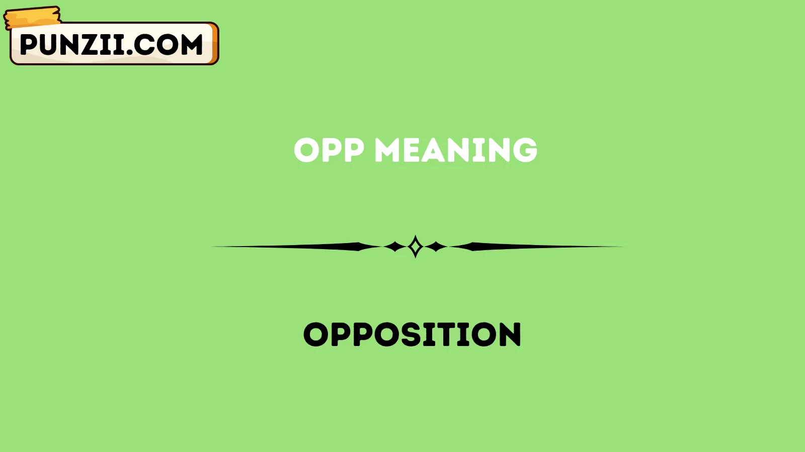 OPP meaning
