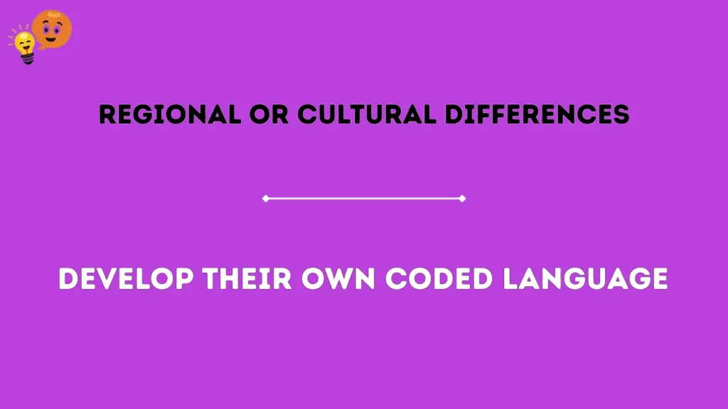 Regional or Cultural Differences