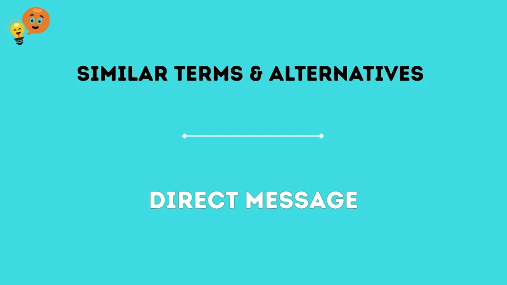 Similar Terms & Alternatives
